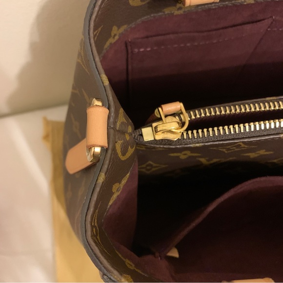 Authentic Louis Vuitton Montaigne BB hand bag purse *please read* - Picture 6 of 9